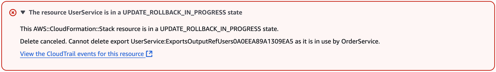 Cloudformation Error